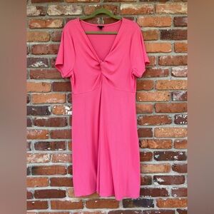 Torrid Coral Ribbed Dress Size 2X
